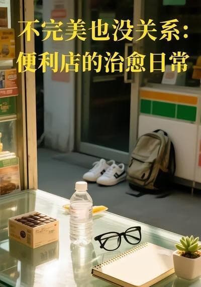 不完美也没关系：便利店的治愈日常海报