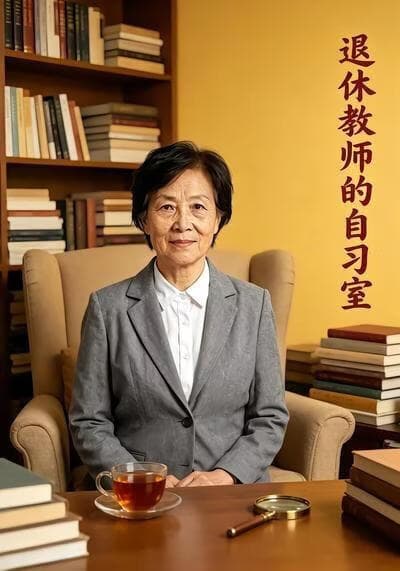 退休教师的自习室海报